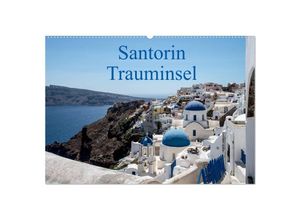 9783383469336 - Santorin Trauminsel (Wandkalender 2024 DIN A2 quer) CALVENDO Monatskalender