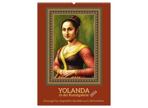 9783383709579 - Yolanda in der Kunstgalerie (Wandkalender 2024 DIN A2 hoch) CALVENDO Monatskalender