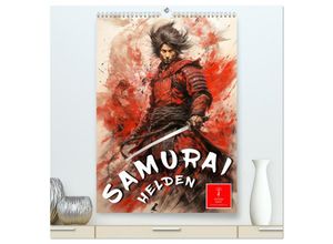 9783383750175 - Samurai Helden (hochwertiger Premium Wandkalender 2024 DIN A2 hoch) Kunstdruck in Hochglanz