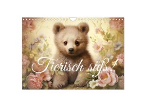 9783383794391 - Tierisch süß! (Wandkalender 2025 DIN A4 quer) CALVENDO Monatskalender