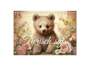 9783383794551 - Tierisch süß! (Tischkalender 2025 DIN A5 quer) CALVENDO Monatskalender