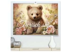 9783383794582 - Tierisch süß! (hochwertiger Premium Wandkalender 2025 DIN A2 quer) Kunstdruck in Hochglanz