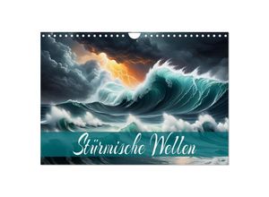 9783383794889 - Stürmische Wellen (Wandkalender 2025 DIN A4 quer) CALVENDO Monatskalender