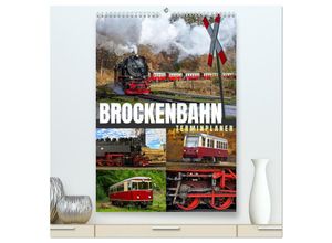 9783383821301 - Brockenbahn - Terminplaner (hochwertiger Premium Wandkalender 2025 DIN A2 hoch) Kunstdruck in Hochglanz