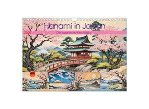 9783383824968 - Hanami in Japan (Wandkalender 2025 DIN A4 quer) CALVENDO Monatskalender