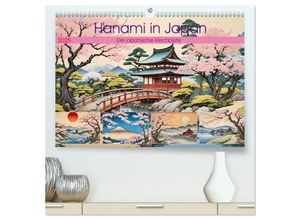 9783383825057 - Hanami in Japan (hochwertiger Premium Wandkalender 2025 DIN A2 quer) Kunstdruck in Hochglanz