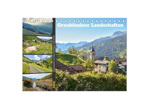 9783383832024 - Graubündner Landschaften (Tischkalender 2025 DIN A5 quer) CALVENDO Monatskalender