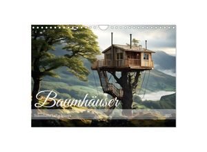 9783383832475 - Baumhäuser - Traumhafte Luftschlösser (Wandkalender 2025 DIN A4 quer) CALVENDO Monatskalender