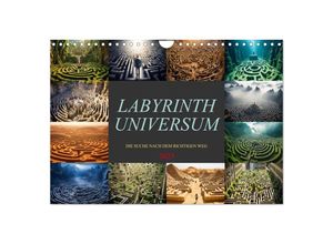 9783383855122 - Labyrinth Universum (Wandkalender 2025 DIN A4 quer) CALVENDO Monatskalender