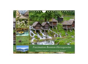 9783383855801 - Faszination Bosnien-Herzegowina (Wandkalender 2025 DIN A4 quer) CALVENDO Monatskalender