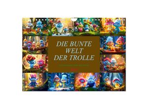 9783383859175 - Die bunte Welt der Trolle (Wandkalender 2025 DIN A4 quer) CALVENDO Monatskalender