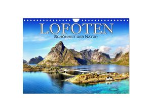 9783383861932 - Lofoten Schönheit der Natur (Wandkalender 2025 DIN A4 quer) CALVENDO Monatskalender