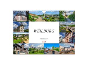 9783383864230 - Weilburg Impressionen (Wandkalender 2025 DIN A4 quer) CALVENDO Monatskalender