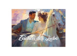 9783383864407 - Zeichen der Liebe Impressionistische Bilder (Wandkalender 2025 DIN A4 quer) CALVENDO Monatskalender