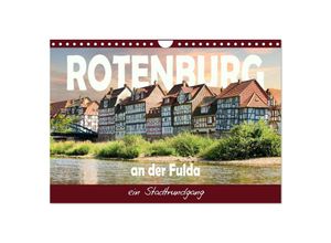 9783383864445 - Rotenburg an der Fulda ein Stadtrundgang (Wandkalender 2025 DIN A4 quer) CALVENDO Monatskalender