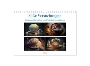 9783383866432 - Süße Versuchungen (Wandkalender 2025 DIN A4 quer) CALVENDO Monatskalender