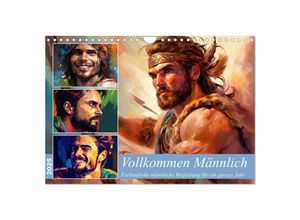 9783383866494 - Vollkommen Männlich (Wandkalender 2025 DIN A4 quer) CALVENDO Monatskalender