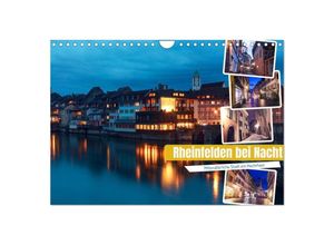 9783383866968 - Rheinfelden bei Nacht (Wandkalender 2025 DIN A4 quer) CALVENDO Monatskalender