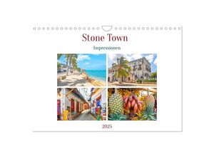 9783383867699 - Stone Town - Impressionen (Wandkalender 2025 DIN A4 quer) CALVENDO Monatskalender