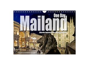 9783383868412 - One Day Mailand (Wandkalender 2025 DIN A4 quer) CALVENDO Monatskalender