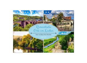 9783383871283 - Romantische Orte am Neckar (Tischkalender 2025 DIN A5 quer) CALVENDO Monatskalender