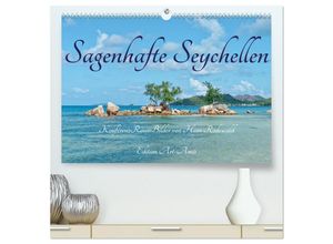 9783383871696 - Sagenhafte Seychellen - Idylle im Indischen Ozean (hochwertiger Premium Wandkalender 2025 DIN A2 quer) Kunstdruck in Hochglanz