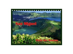 9783383877674 - Sao Miguel - Perle der Azoren (Tischkalender 2025 DIN A5 quer) CALVENDO Monatskalender
