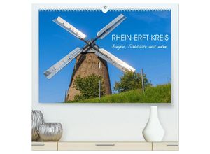 9783383877889 - Rhein-Erft-Kreis - Burgen Schlösser und mehr (hochwertiger Premium Wandkalender 2025 DIN A2 quer) Kunstdruck in Hochglanz