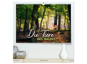 9783383881459 - Die Tiere des Waldes (hochwertiger Premium Wandkalender 2025 DIN A2 quer) Kunstdruck in Hochglanz