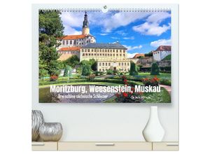 9783383881879 - Moritzburg Weesenstein Muskau - Drei schöne sächsische Schlösser (hochwertiger Premium Wandkalender 2025 DIN A2 quer) Kunstdruck in Hochglanz