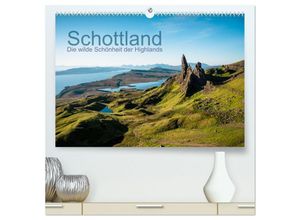 9783383882234 - Schottland - Die wilde Schönheit der Highlands (hochwertiger Premium Wandkalender 2025 DIN A2 quer) Kunstdruck in Hochglanz