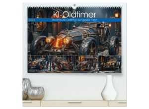 9783383884030 - KI-Oldtimer (hochwertiger Premium Wandkalender 2025 DIN A2 quer) Kunstdruck in Hochglanz