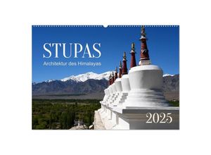 9783383884252 - Stupas - Architektur des Himalayas (Wandkalender 2025 DIN A2 quer) CALVENDO Monatskalender