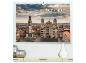 9783383884290 - Augsburg - Stadt und Land (hochwertiger Premium Wandkalender 2025 DIN A2 quer) Kunstdruck in Hochglanz