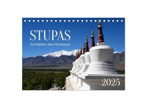 9783383884719 - Stupas - Architektur des Himalayas (Tischkalender 2025 DIN A5 quer) CALVENDO Monatskalender