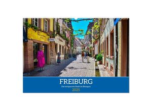 9783383886065 - Freiburg - Die entspannte Stadt im Breisgau (Wandkalender 2025 DIN A2 quer) CALVENDO Monatskalender