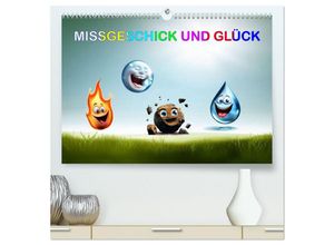 9783383887338 - Missgeschick und Glück (hochwertiger Premium Wandkalender 2025 DIN A2 quer) Kunstdruck in Hochglanz