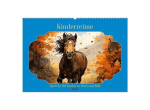 9783383887352 - Kinderreime (Wandkalender 2025 DIN A2 quer) CALVENDO Monatskalender