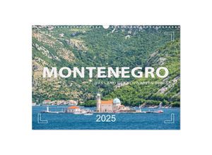 9783383887543 - Montenegro - Das Land der schwarzen Berge (Wandkalender 2025 DIN A3 quer) CALVENDO Monatskalender