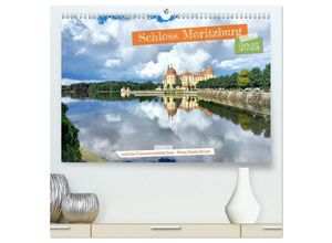 9783383887932 - Schloss Moritzburg und das Fasanenschlösschen (hochwertiger Premium Wandkalender 2025 DIN A2 quer) Kunstdruck in Hochglanz