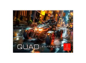 9783383889776 - Quad Fantasien (Wandkalender 2025 DIN A2 quer) CALVENDO Monatskalender