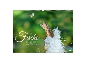 9783383889974 - Fische in Teichen und Flüssen (Wandkalender 2025 DIN A2 quer) CALVENDO Monatskalender