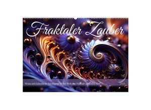 9783383890727 - Fraktaler Zauber (Wandkalender 2025 DIN A2 quer) CALVENDO Monatskalender