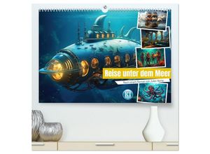 9783383892103 - Reise unter dem Meer (hochwertiger Premium Wandkalender 2025 DIN A2 quer) Kunstdruck in Hochglanz