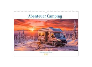 9783383892455 - Abenteuer Camping (Wandkalender 2025 DIN A3 quer) CALVENDO Monatskalender