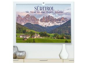 9783383892493 - Südtirol - Von Meran bis zum Pragser Wildsee (hochwertiger Premium Wandkalender 2025 DIN A2 quer) Kunstdruck in Hochglanz