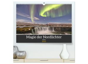 9783383892639 - Magie der Nordlichter Islands (hochwertiger Premium Wandkalender 2025 DIN A2 quer) Kunstdruck in Hochglanz