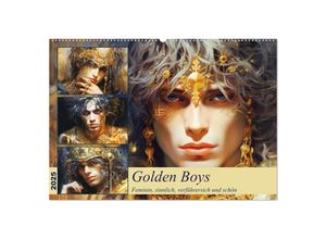 9783383894725 - Golden Boys Feminin sinnlich verführersich und schön (Wandkalender 2025 DIN A2 quer) CALVENDO Monatskalender