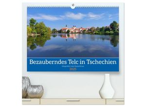 9783383897368 - Bezauberndes Telc in Tschechien (hochwertiger Premium Wandkalender 2025 DIN A2 quer) Kunstdruck in Hochglanz