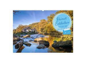 9783383899638 - Heimat Entdecken - Bergisches Land Leben mit dem Wasser (Wandkalender 2025 DIN A2 quer) CALVENDO Monatskalender